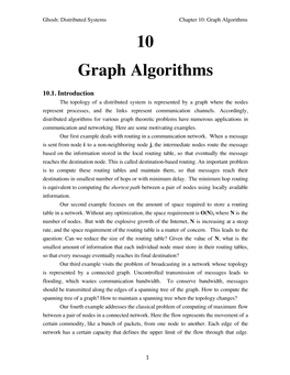 10 Graph Algorithms