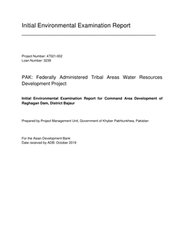 Initial Environmental Examination Report ______