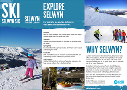 Explore Selwyn Why Selwyn?