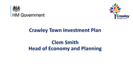 Town Investment Plan