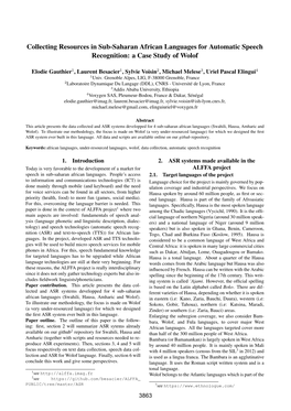 Collecting Resources in Sub-Saharan African Languages for Automatic Speech Recognition: a Case Study of Wolof