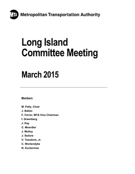 Long Island Committee Meeting