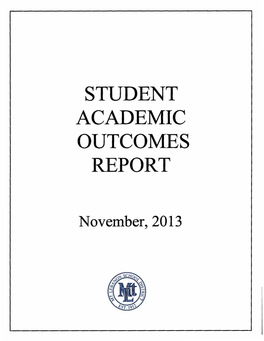 Student Academic Outcomes Report