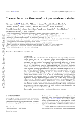 The Star Formation Histories of Z~ 1 Post-Starburst Galaxies