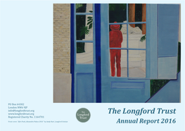 Annual Report 2016 Why Answers Lead to Questions