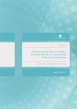 Adoption of the Euro in Croatia: Possible Effects on International Trade and Investments