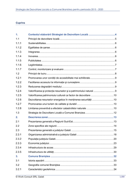 Strategia De Dezvoltare Locala 2015-2020