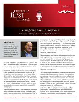 Reimagining Loyalty Programs an Interview with Bryan Pearson, Loyalty Marketing Pioneer