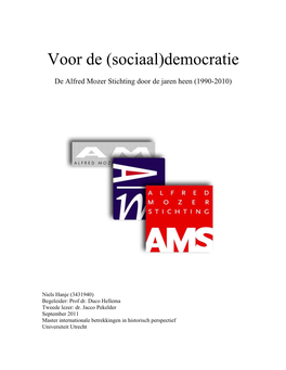 (Sociaal)Democratie