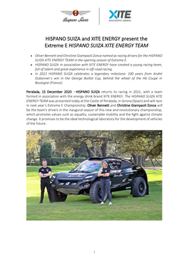 Hispano Suiza Xite Energy Team