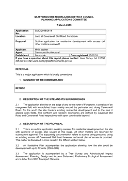 Land at Caverswall Old Road, Forsbrook PDF 194 KB