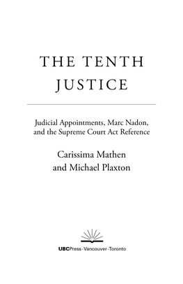 The Tenth Justice