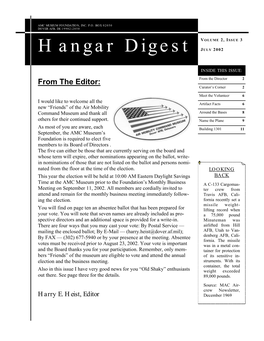 Hangar Digest J ULY 2002