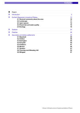 Green Infrastructure Implementation Plans Introduction 1