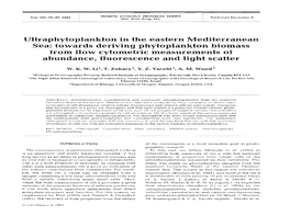 Ultraphytoplankton in the Eastern