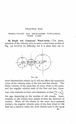 Mechanisms Containing Wheel-Trains.-1Iechanisms Are of Common Occurrence in Which Wheel Train� Form Part of Chains Containing Also Sliding and Turning Pairs