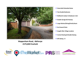 Wappenham Road, Abthorpe £575000 Freehold