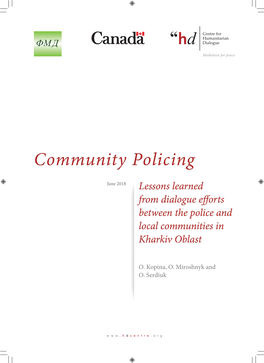 Community Policing