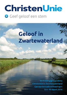 Geloof in Zwartewaterland