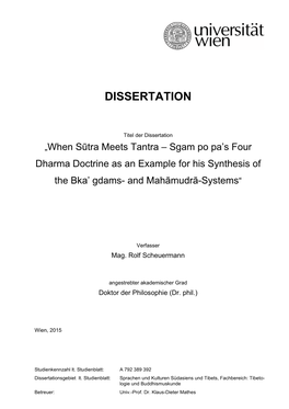 Dissertation