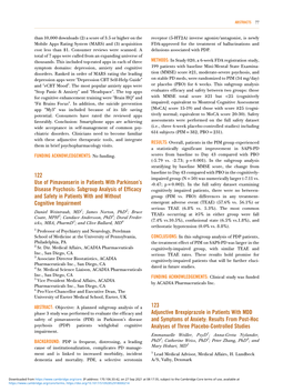 122 Use of Pimavanserin in Patients with Parkinson's Disease Psychosis