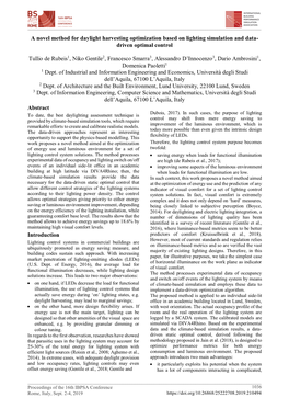 A Novel Method for Daylight Harvesting Optimization Based on Lighting Simulation and Data