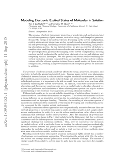 Arxiv:1809.04152V1 [Physics.Chem-Ph] 11 Sep 2018