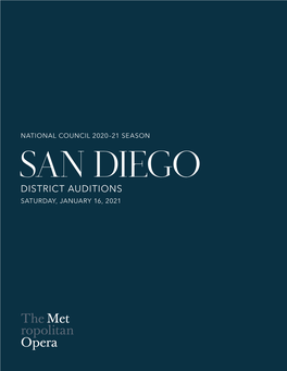 DISTRICT AUDITIONS SATURDAY, JANUARY 16, 2021 the 2020 National Council Finalists Photo: Fay Fox / Met Opera