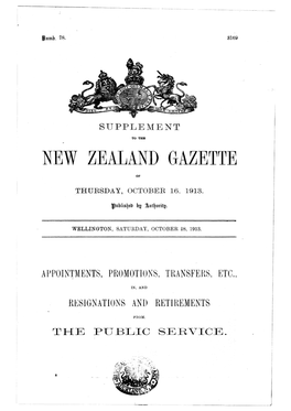 New Zealand Gazette