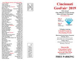 Gem, Mineral, Fossil & Jewelry Dealers