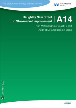 Haughley New Street to Stowmarket Improvement