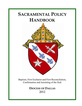 Sacramental Policy Handbook