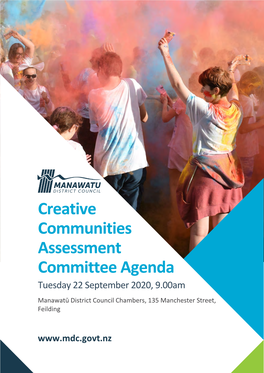 Creative Communities Assessment Committee Agenda