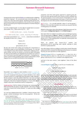 Algebraic Properties of Groups