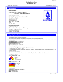 Safety Data Sheet Acc