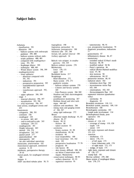 Subject Index