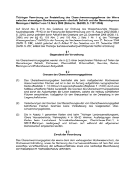 Thüringer Verordnung