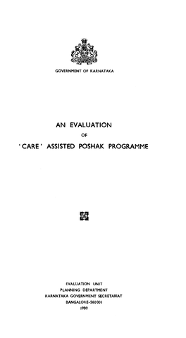 An Evaluation 'Care' Assisted Poshak Programme
