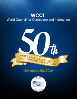 WCCI 50TH Anniversary Celebration Commemorative Program