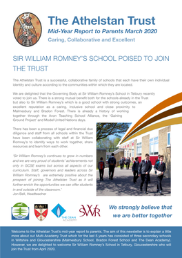 Athelstan Trust Parents' Report 2020