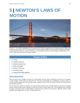 5 | Newton's Laws of Motion 207 5 | NEWTON's LAWS of MOTION
