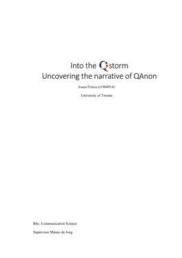 Into the Storm Uncovering the Narrative of Qanon