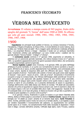 Verona Nel Novecento