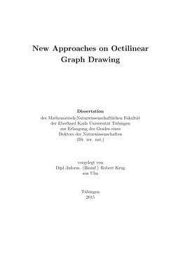 New Approaches on Octilinear Graph Drawing