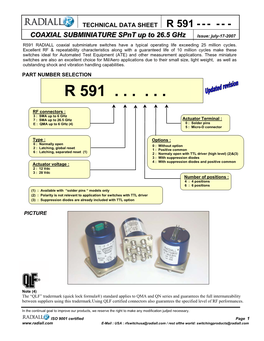 COAXIAL SPDT up to 40