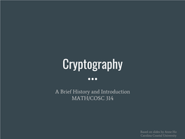 Historical Cryptography