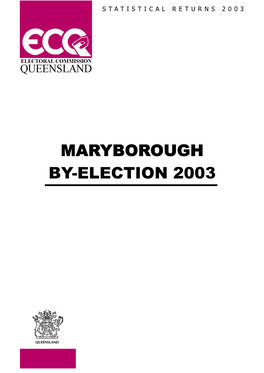 Maryborough Statistical Returns 2003
