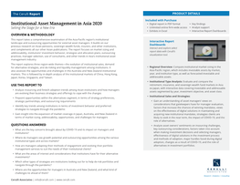 Institutional Asset Management in Asia 2020