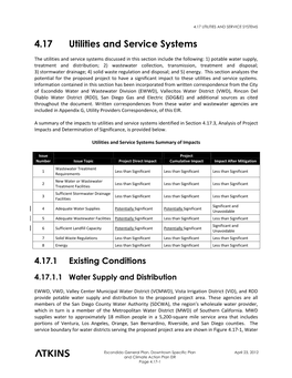 4.17 Utilities and Service Systems