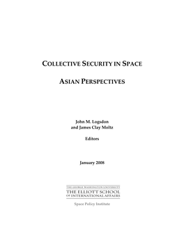 Collective Security in Space